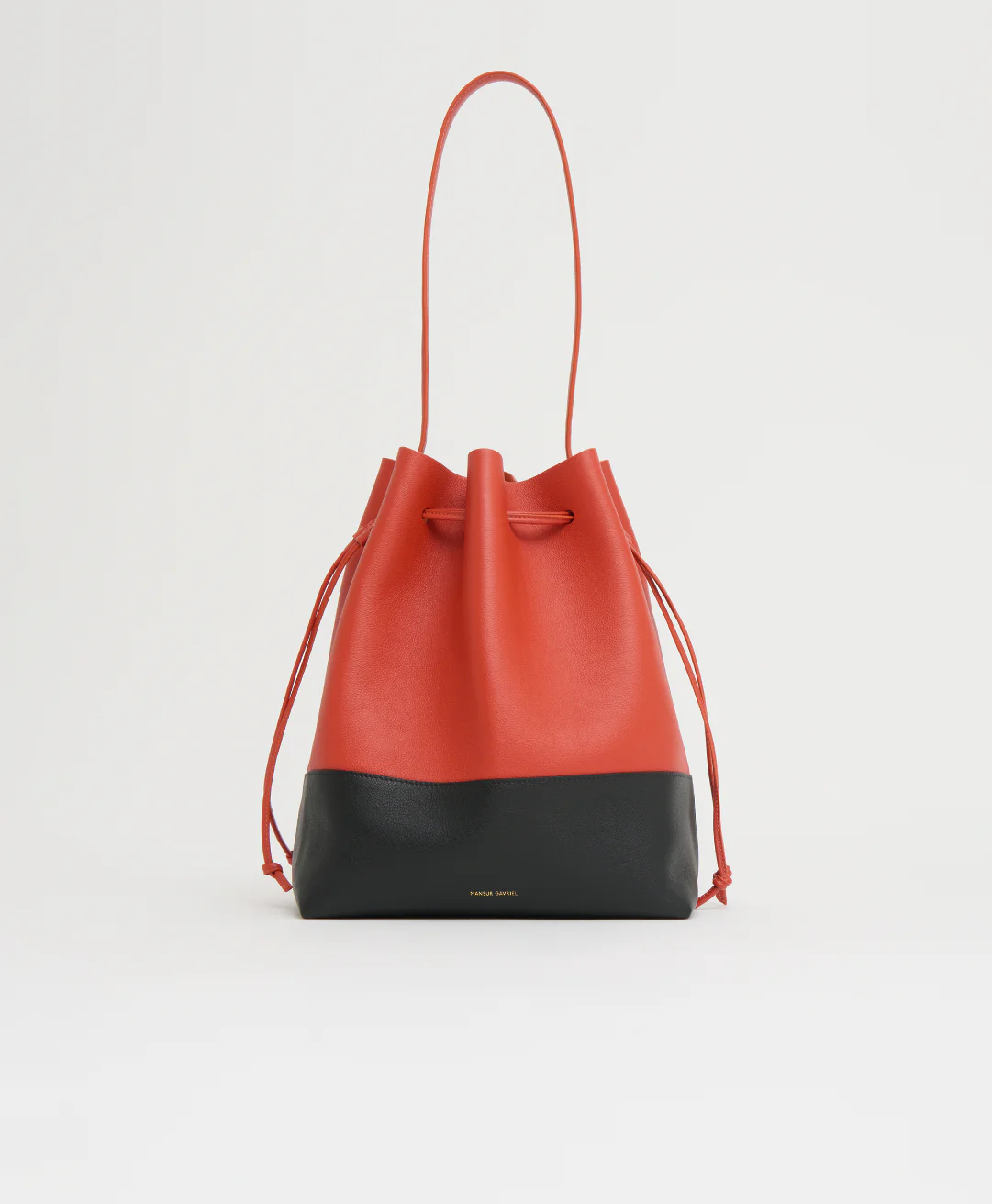 Drawstring Cabas - Pomodoro/Black