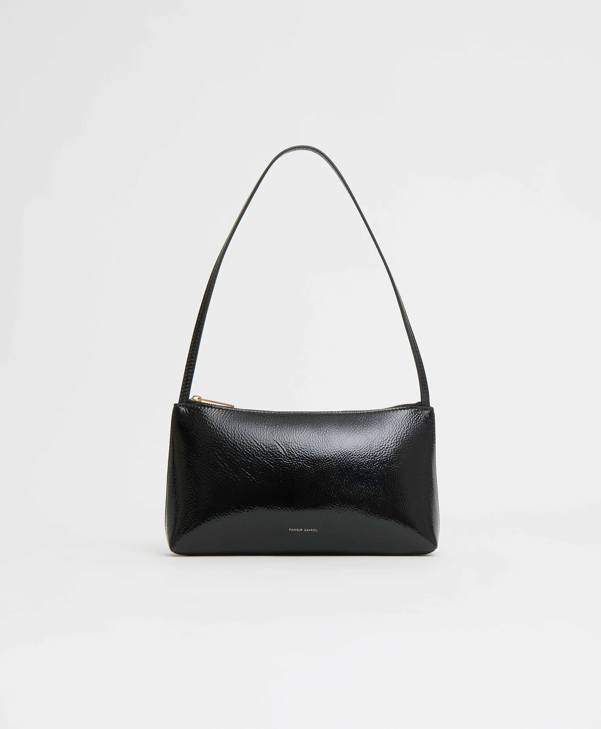 Gaia Shoulder Bag - Black Naplak