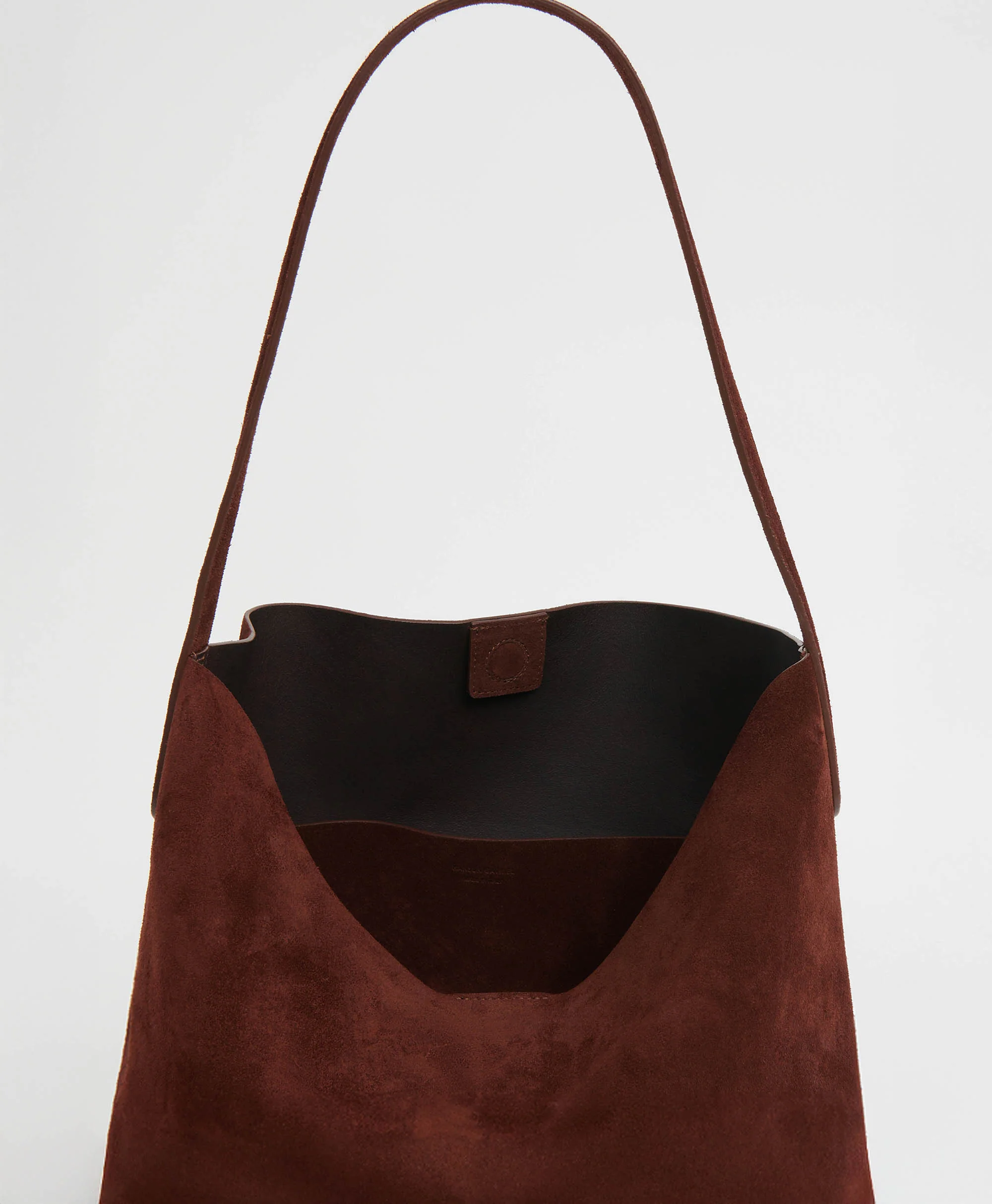 Maxi Everyday Cabas - Chocolate Suede - Image 4
