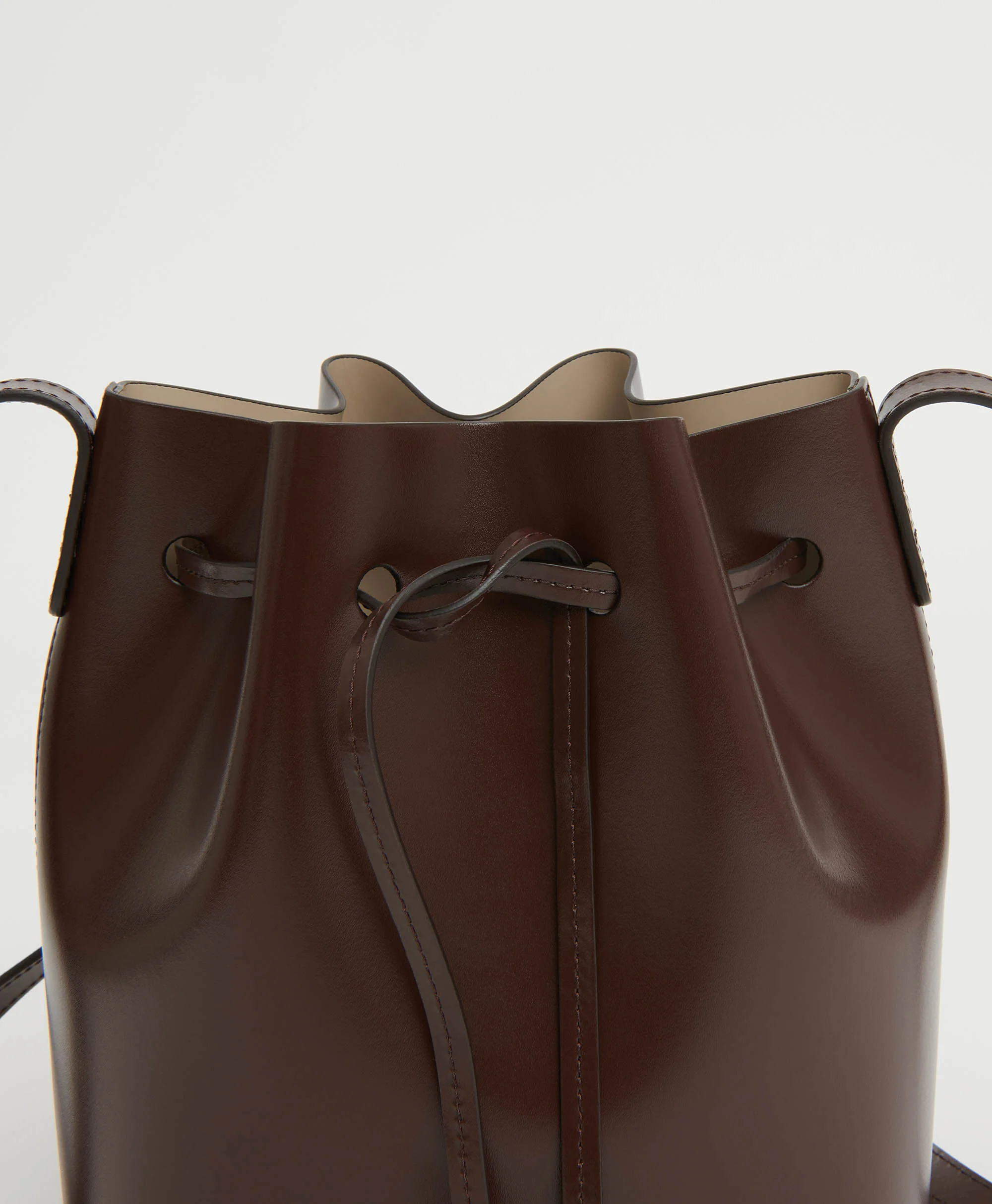 Mini Bucket Bag - Chocolate/Warm Grey - Image 3