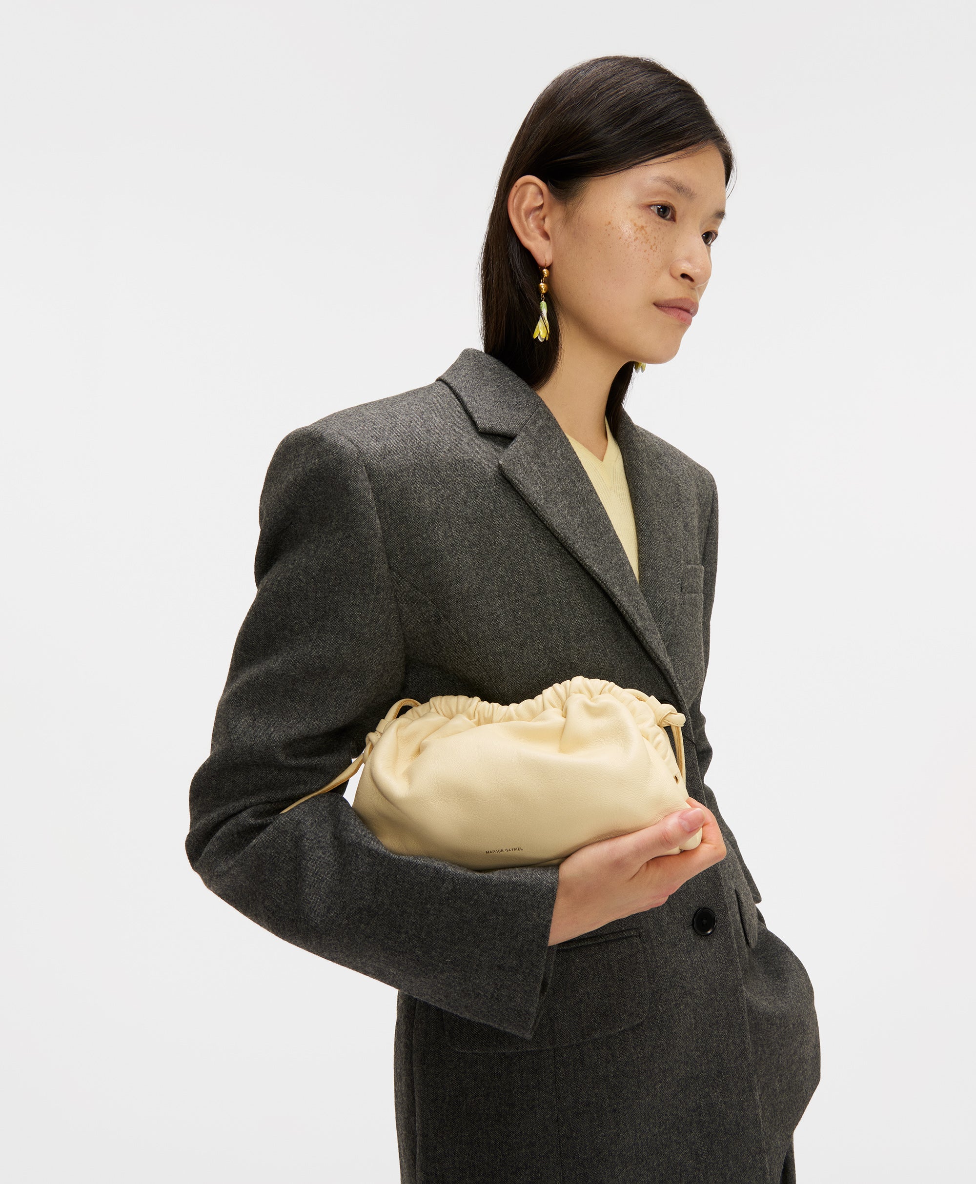 Mini Cloud Clutch - Black/Flamma - Image 6