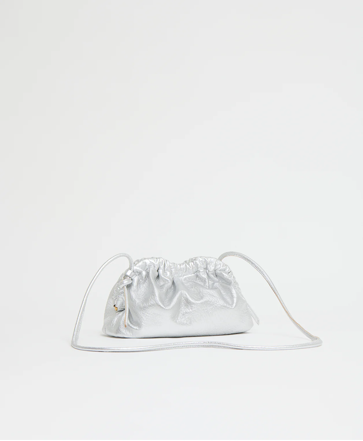 Mini Cloud Clutch - Silver - Image 4