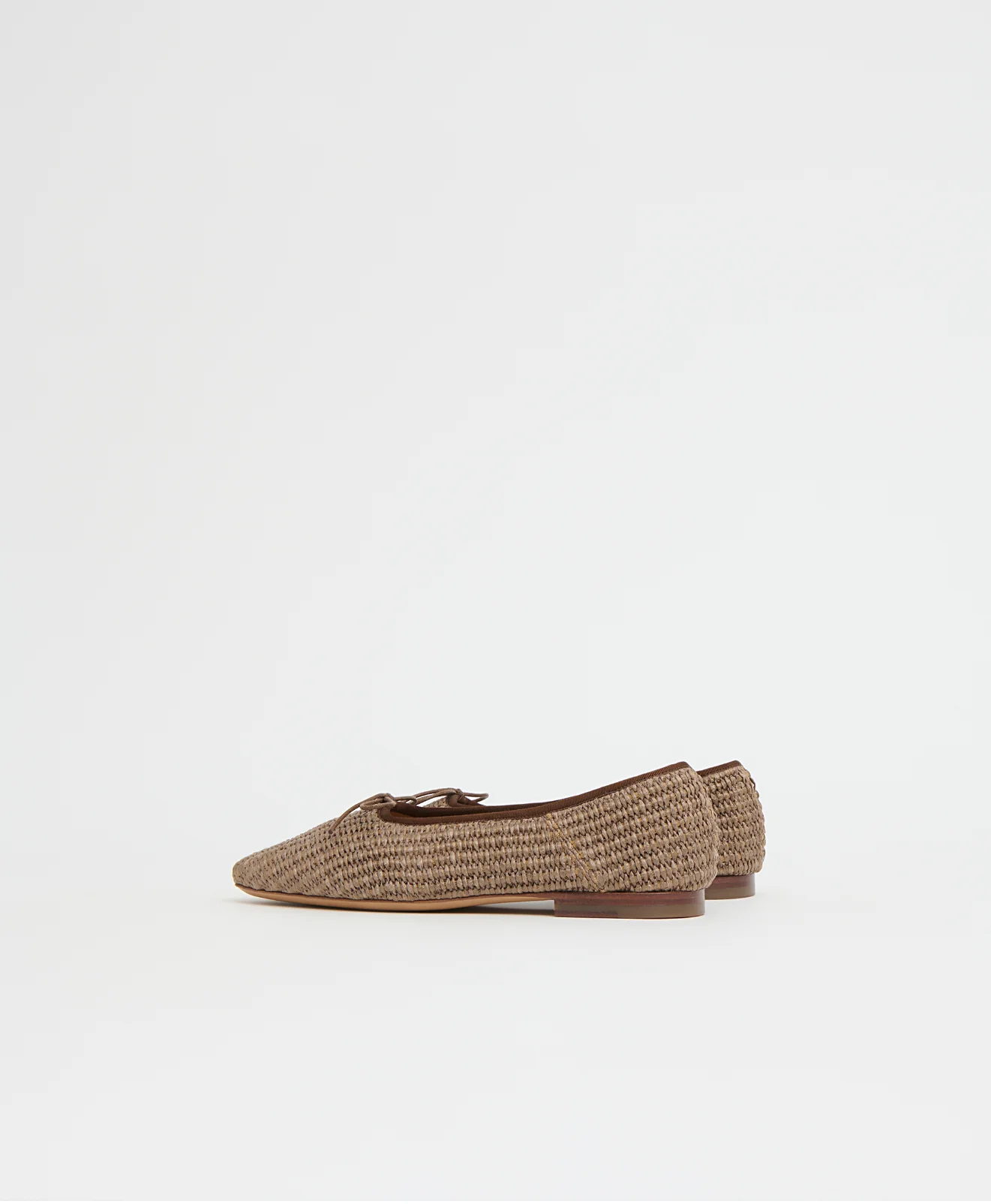 Square Toe Ballerina - Anise Raffia - Image 2
