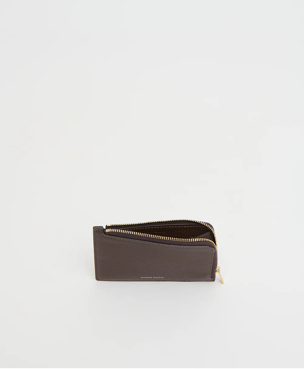 Zip Card Holder - Chocolate - Image 3