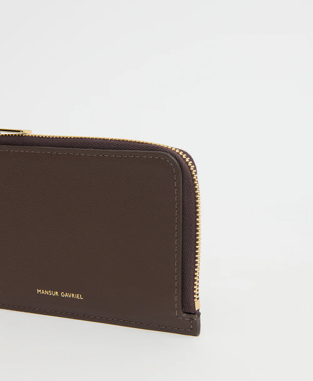 Zip Card Holder - Chocolate - Image 4